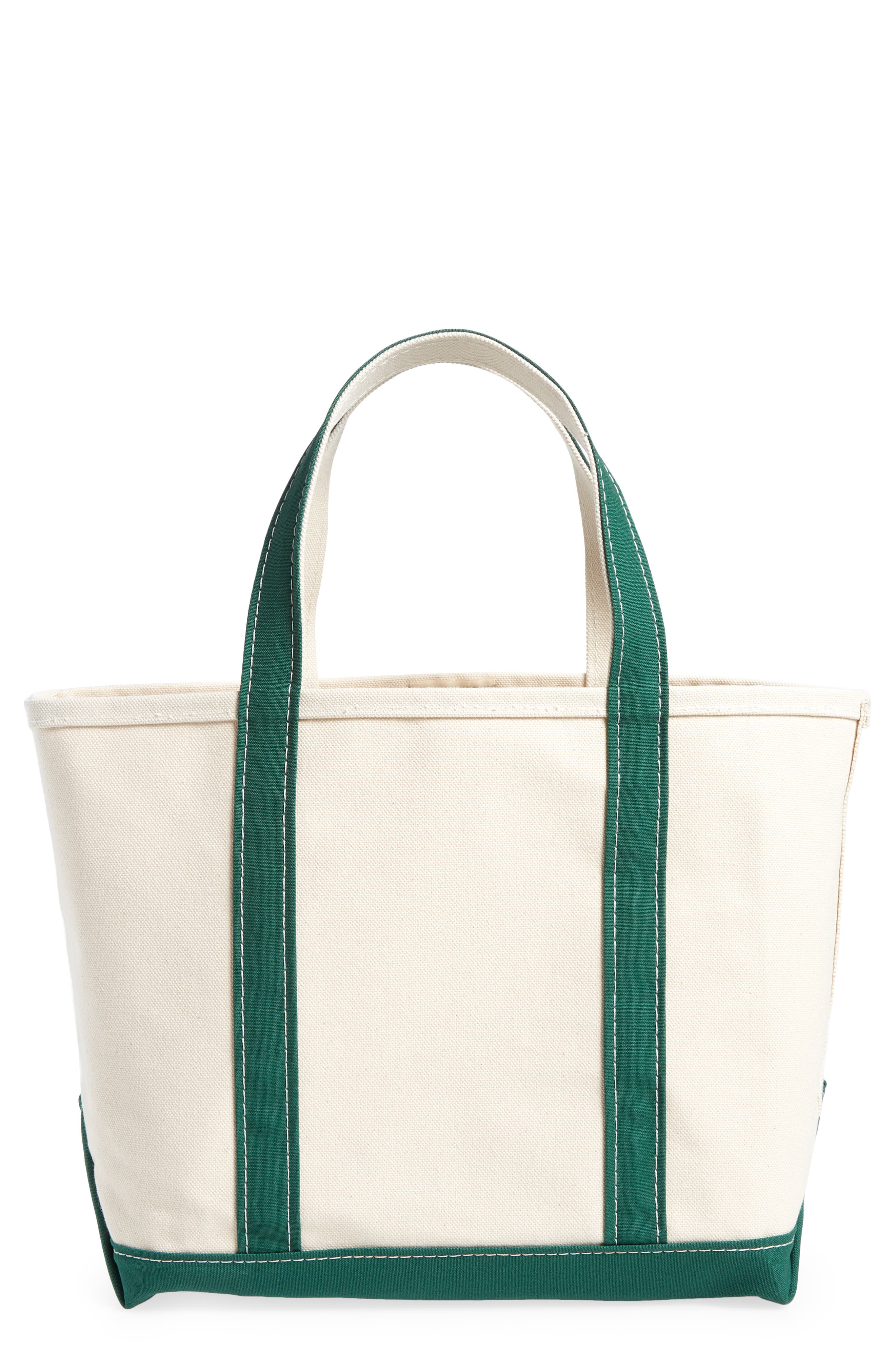 L.L.Bean Boat & Tote Cotton Canvas Bag, Main, color, 
