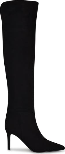 Nine west over the knee suede boots on sale