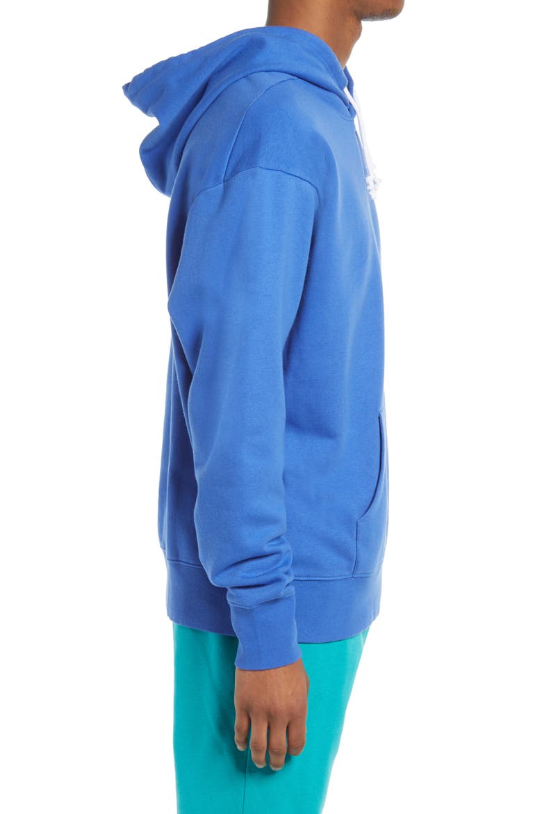 Fleece Hoodie, Alternate, color, BLUE DAZZLE