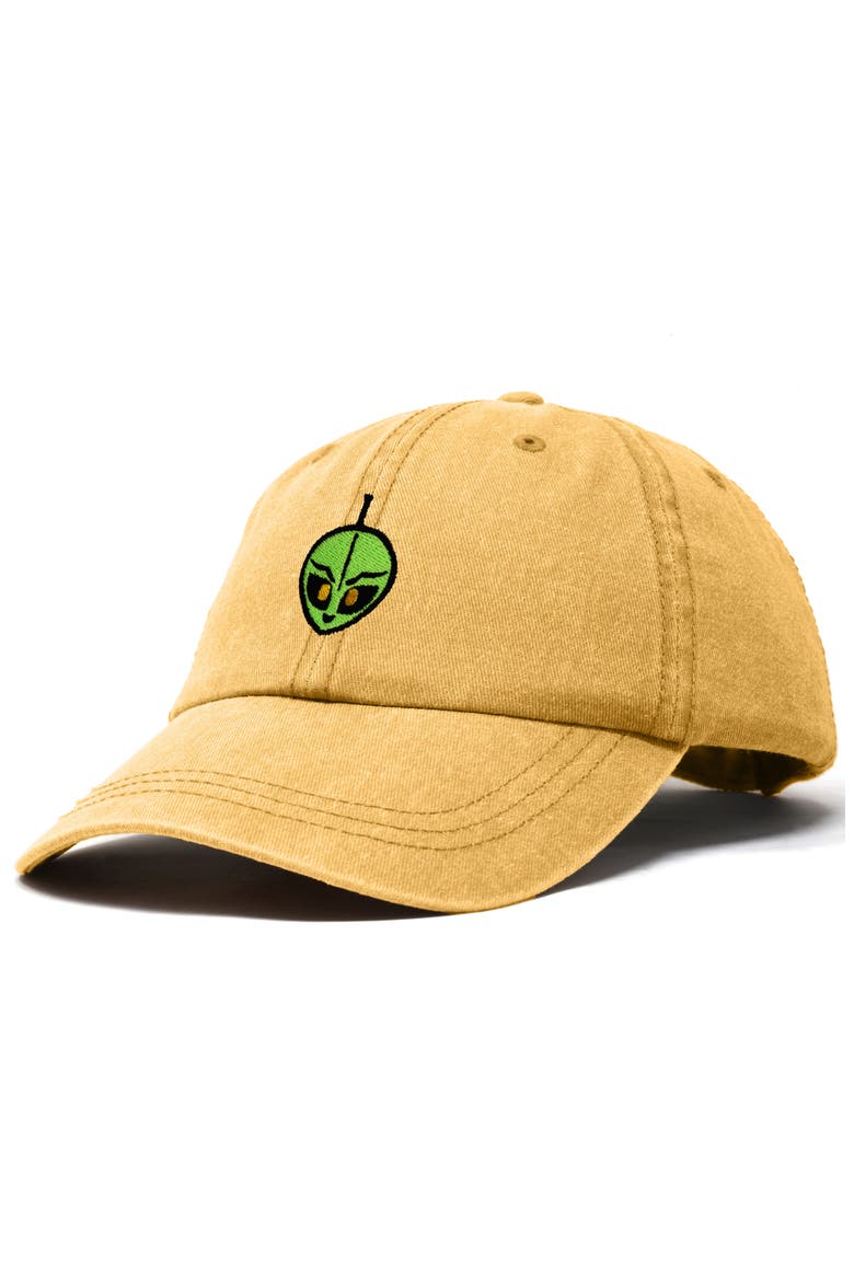 Duder Alien Dad Cap, Alternate, color, Washed Gold