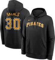 Nike Men's Nike Paul Skenes Black Pittsburgh Pirates Player Name & Number Club Fleece Pullover Hoodie