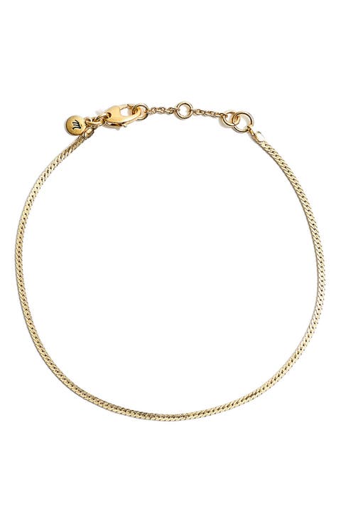 Herringbone Chain Anklet
