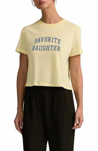 Favorite Daughter Cropped Collegiate Tee