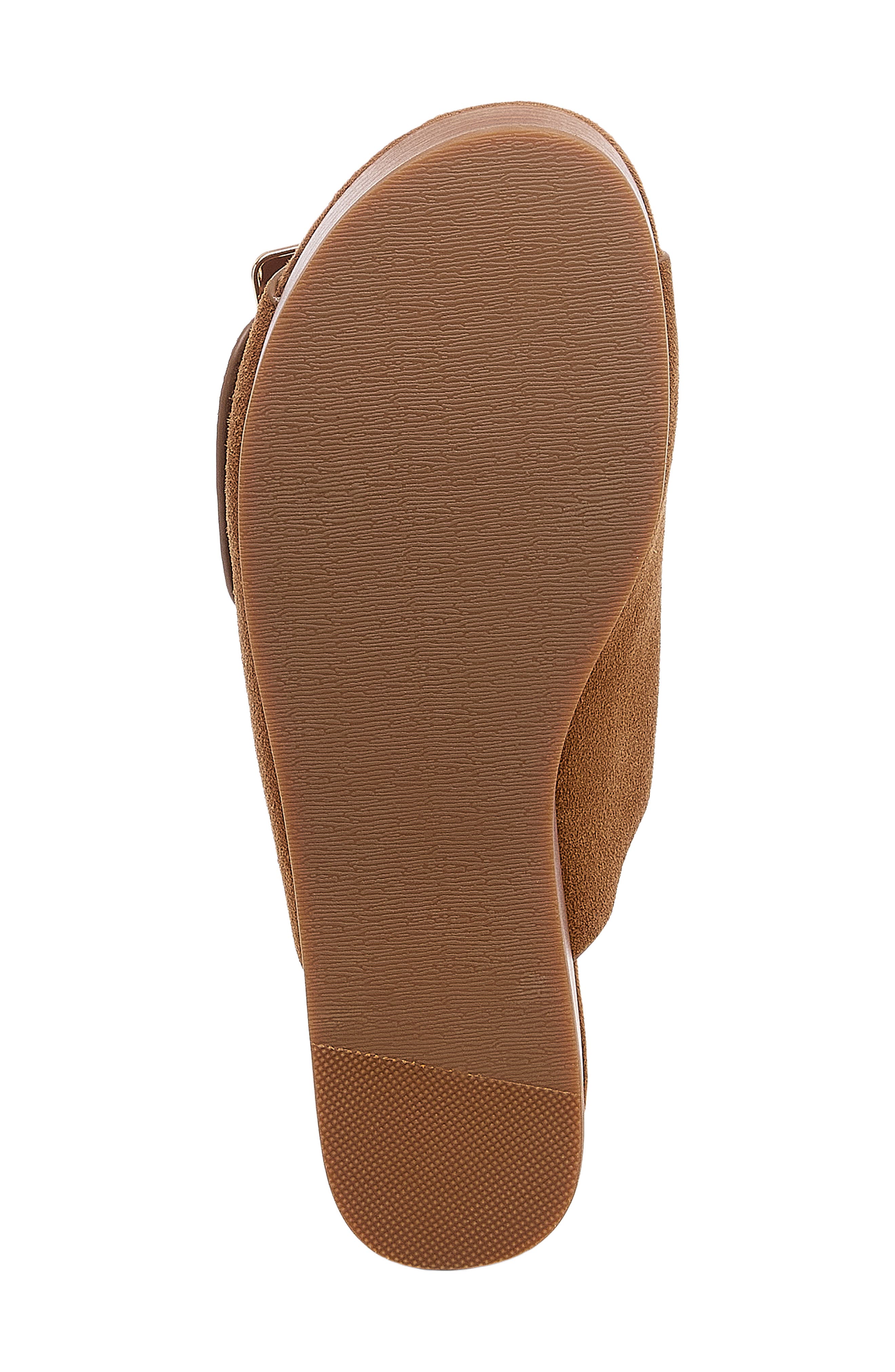 Dover Platform Slide Sandal, Alternate, color, HONEY
