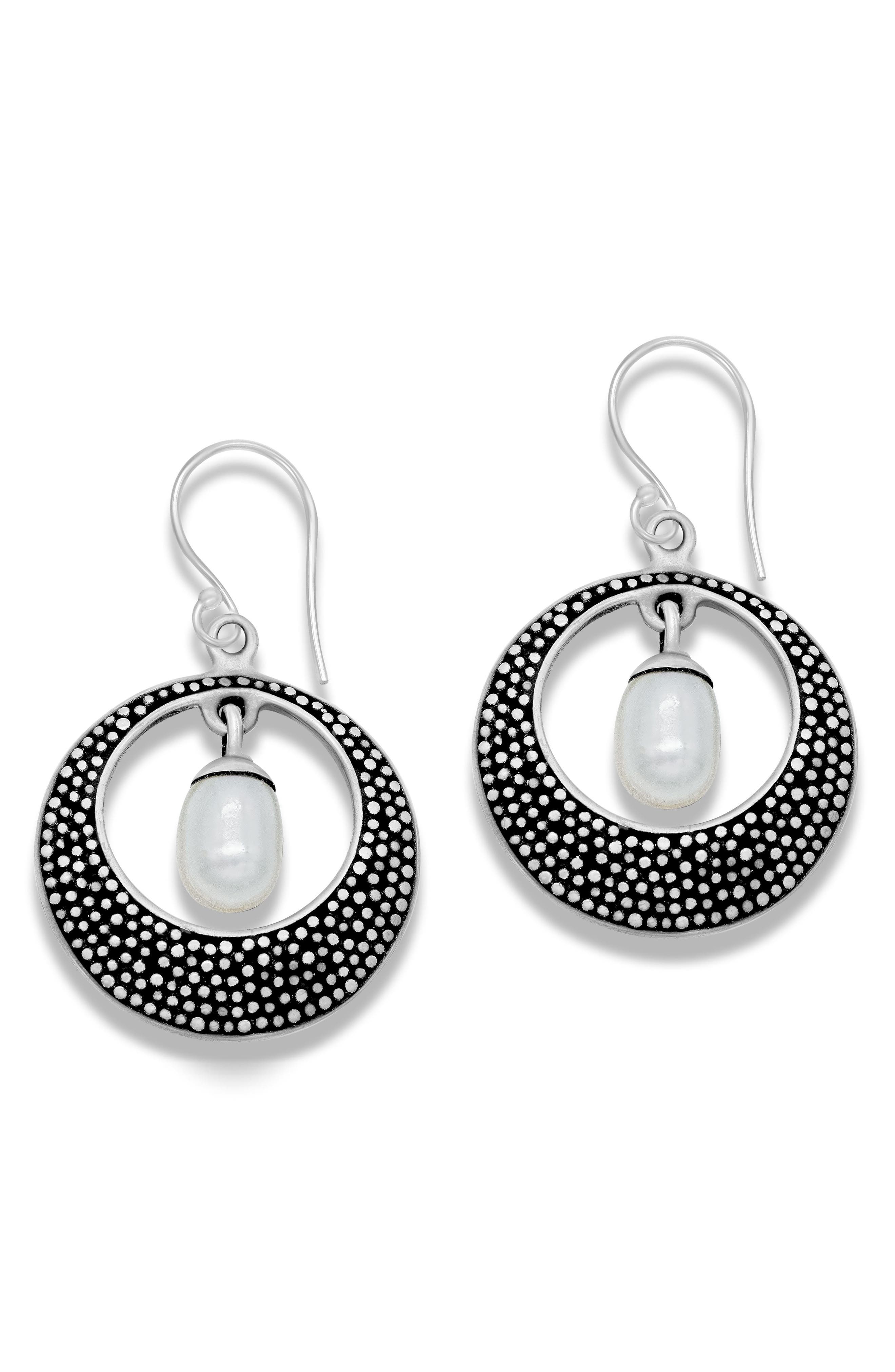 SAMUEL B. Freshwater Pearl Drop Earrings