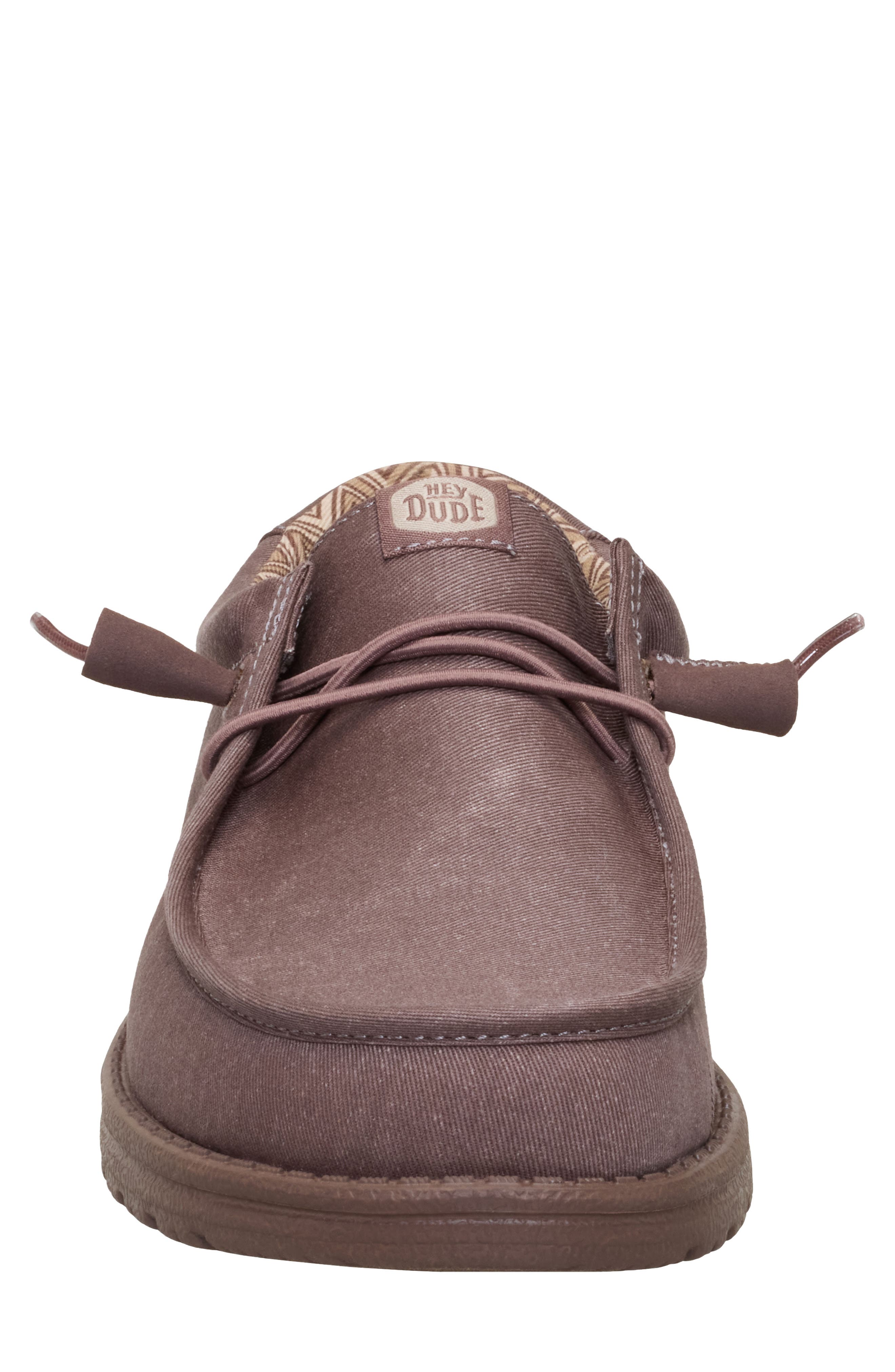 Hey Dude Wally Stretch Canvas Slip-On, Alternate, color, Deep Taupe