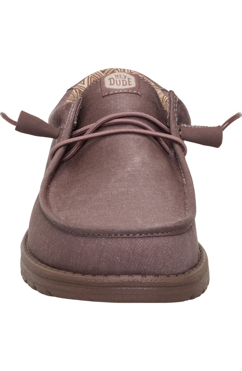 Hey Dude Wally Stretch Canvas Slip-On, Alternate, color, Deep Taupe