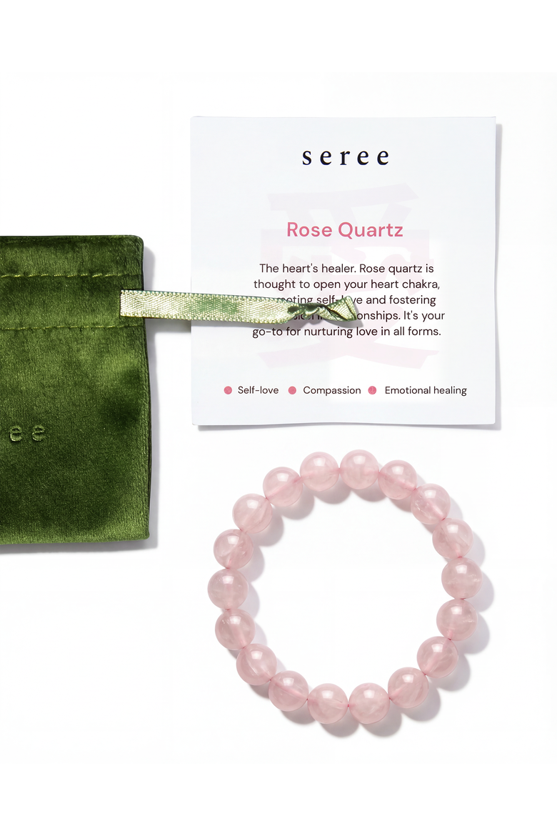 Manifest Collection Love Pink Crystal Beaded Bracelet, Main, color, Pink