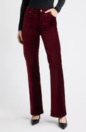 FRAME High Waist Bootcut Velvet Jeans