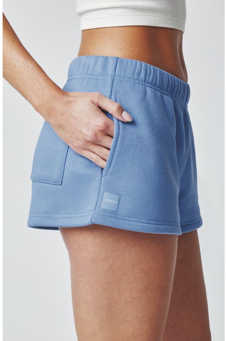 Cozy Crush Sweat Shorts, Alternate, color, VINTAGE BLUE