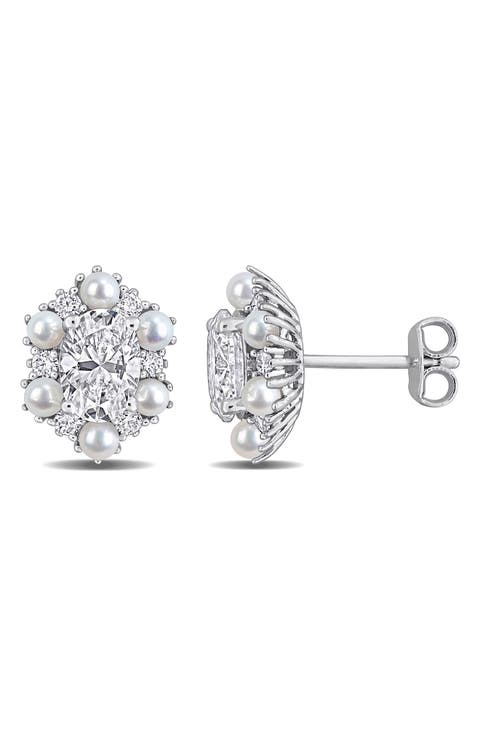 Cultured Freshwater Pearl Stud Earrings