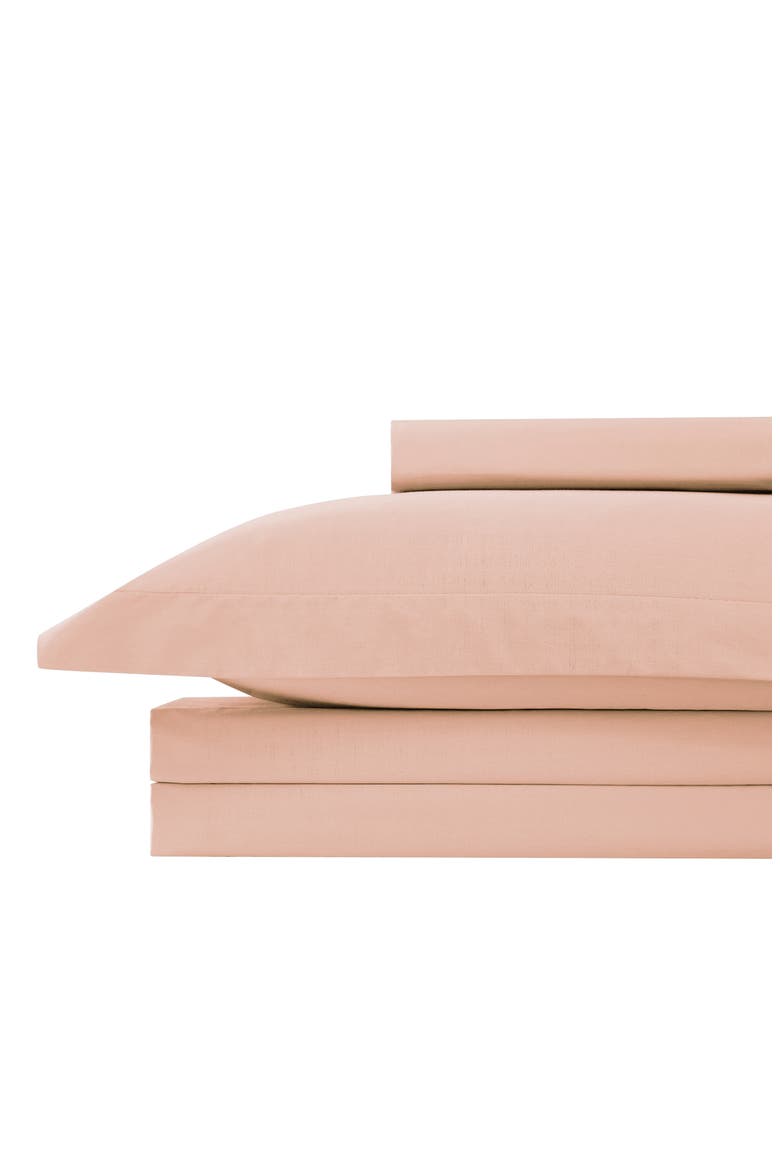 Luxury Essentials Duvet Cover Set, Main, color, PEACH