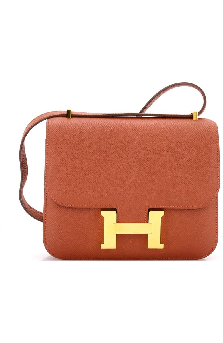 Pre-Owned Hermes Constance NM Bag Epsom 18, Main, color, Rouge Venetian