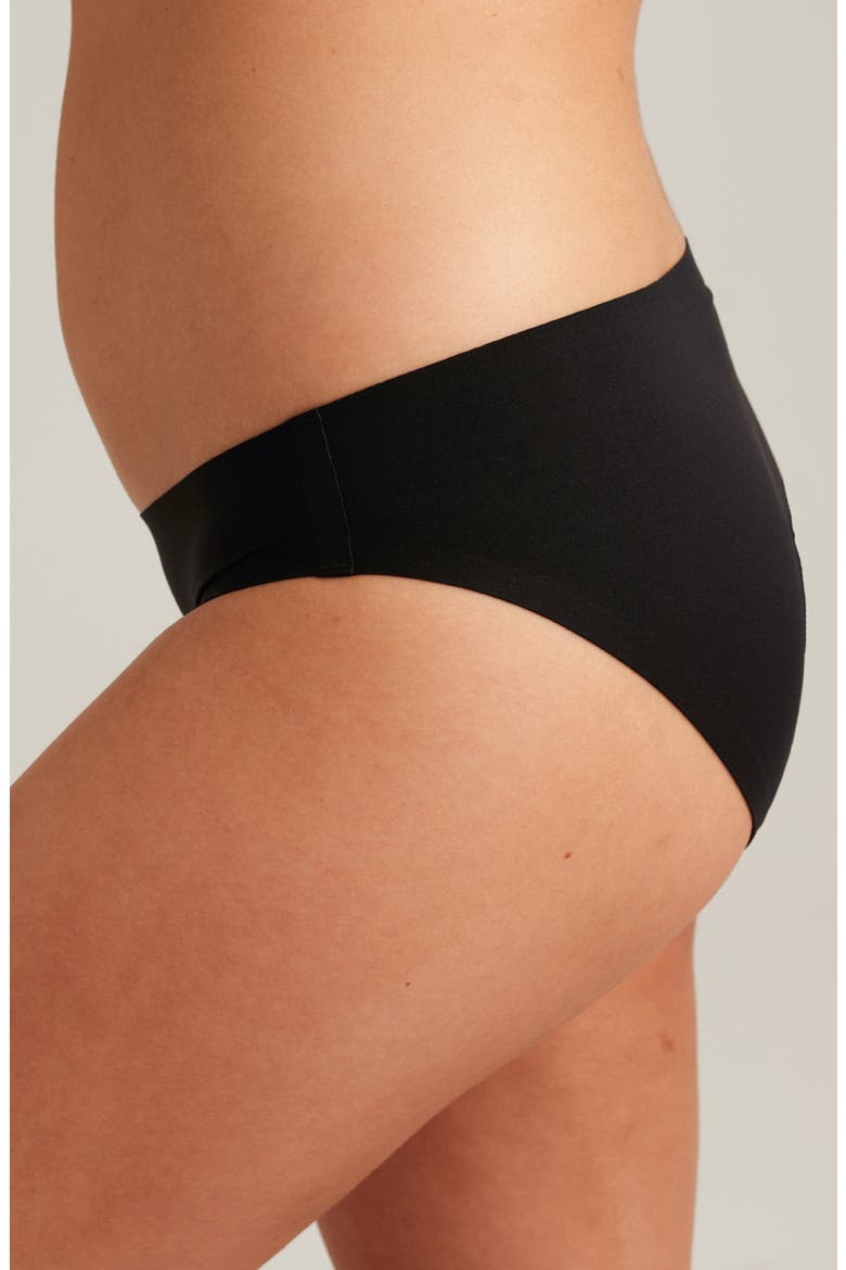 Seamless Bikini, Alternate, color, BLACK