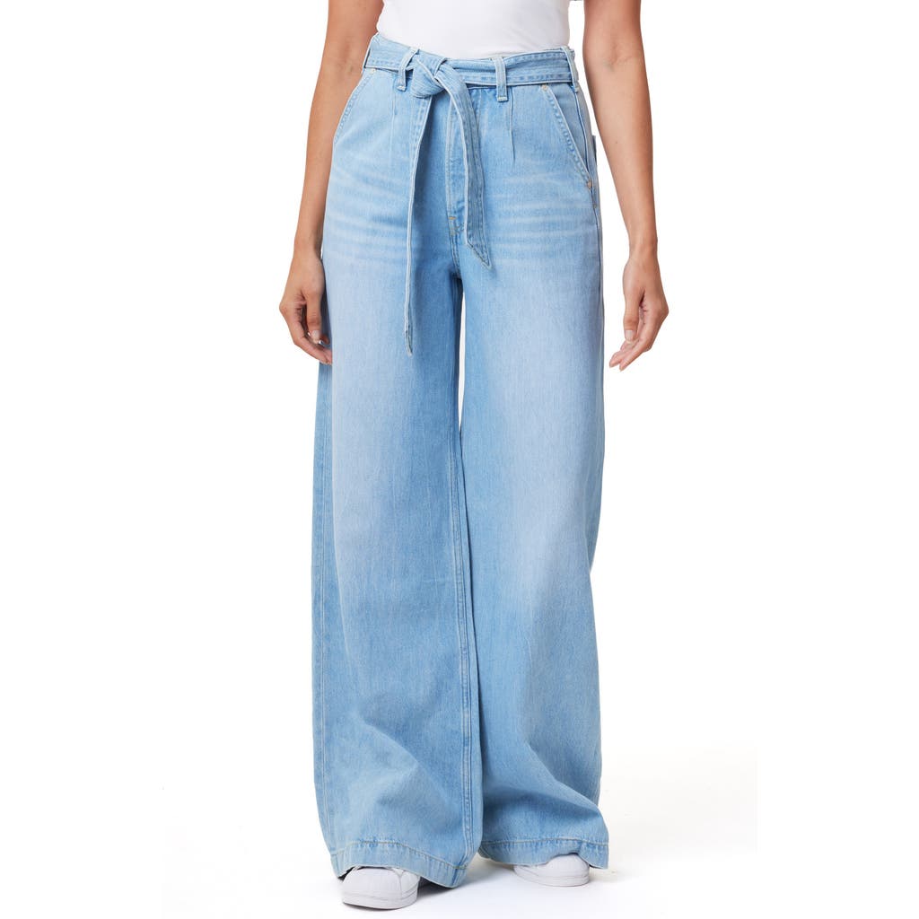 Scotch & Soda The Wave Wide Leg Jeans In Luna Blue Light