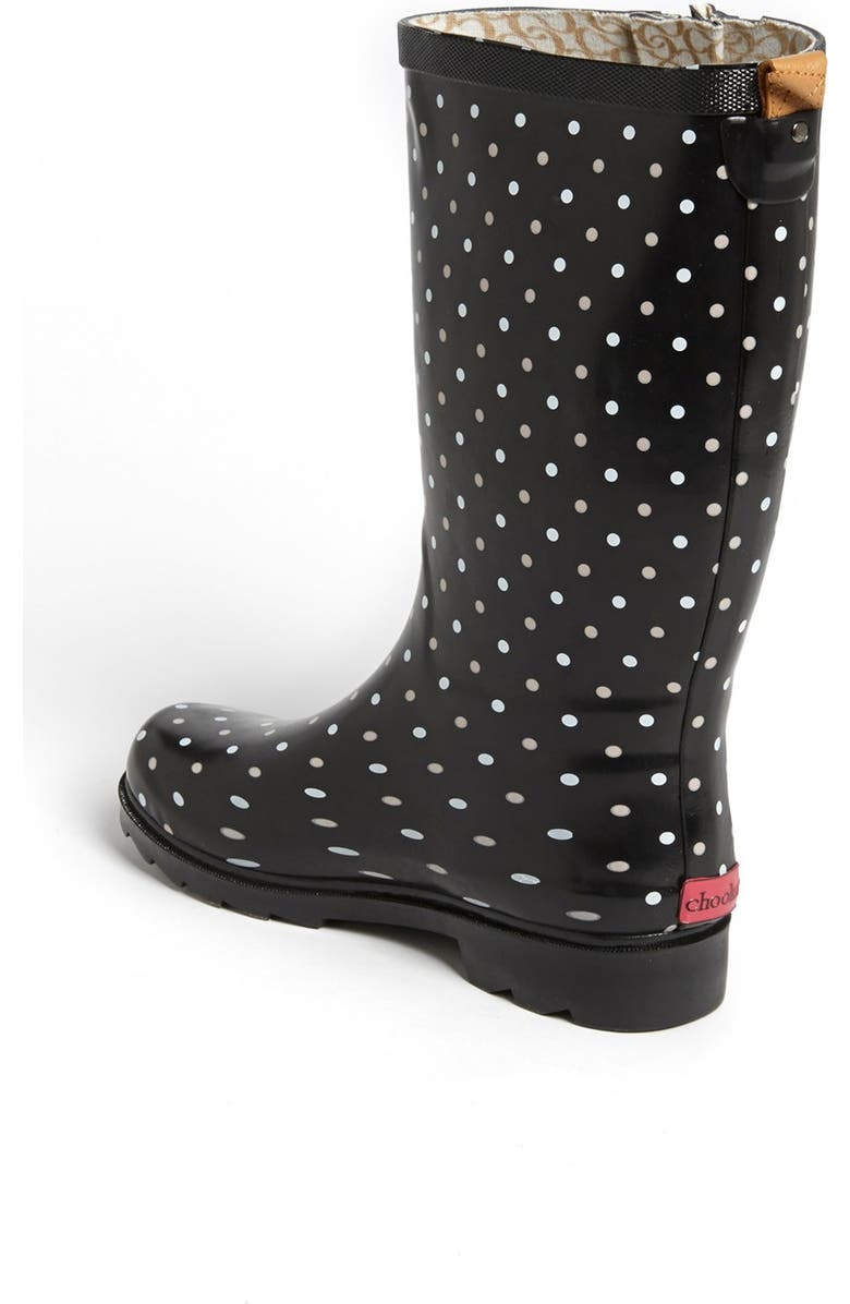 Chooka 'Classical Dot' Rain Boot, Alternate, color,