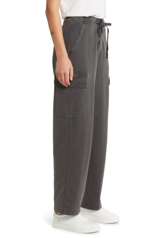 Treasure & Bond Drawstring Waist Cotton Blend Cargo Sweatpants
