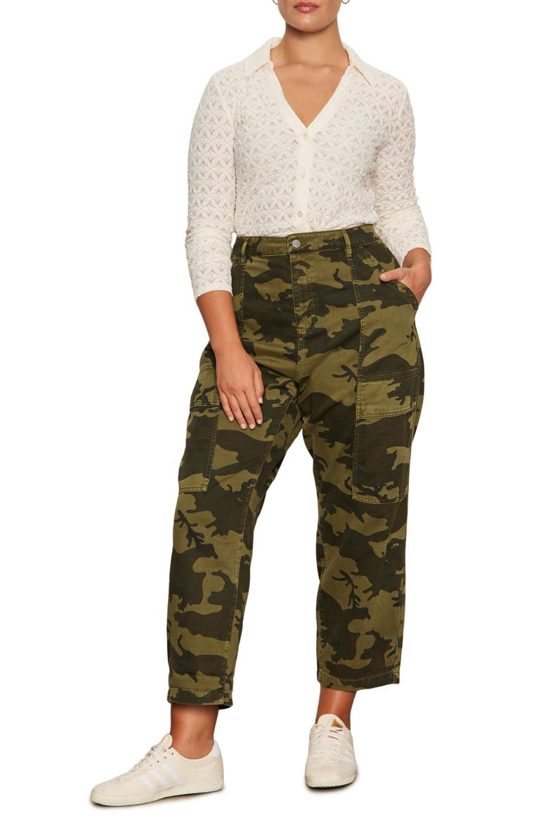 Boyfriend High Waist Ankle Utility Pants, Alternate, color, RAMBLER CA