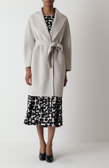 Max Mara Messi Virgin Wool Belted Coat | Nordstrom