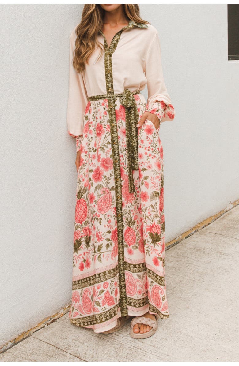 Label of Love Petal Dream Shirtdress, Alternate, color, Pink