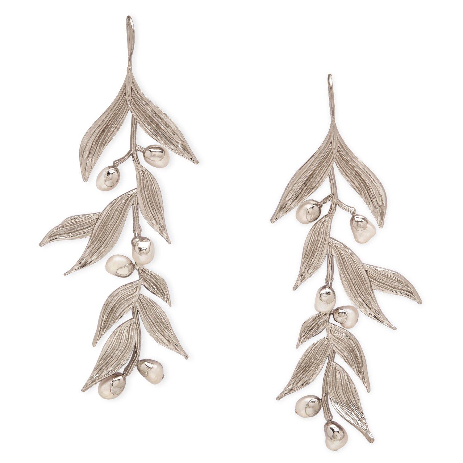 White Rhodium Plated