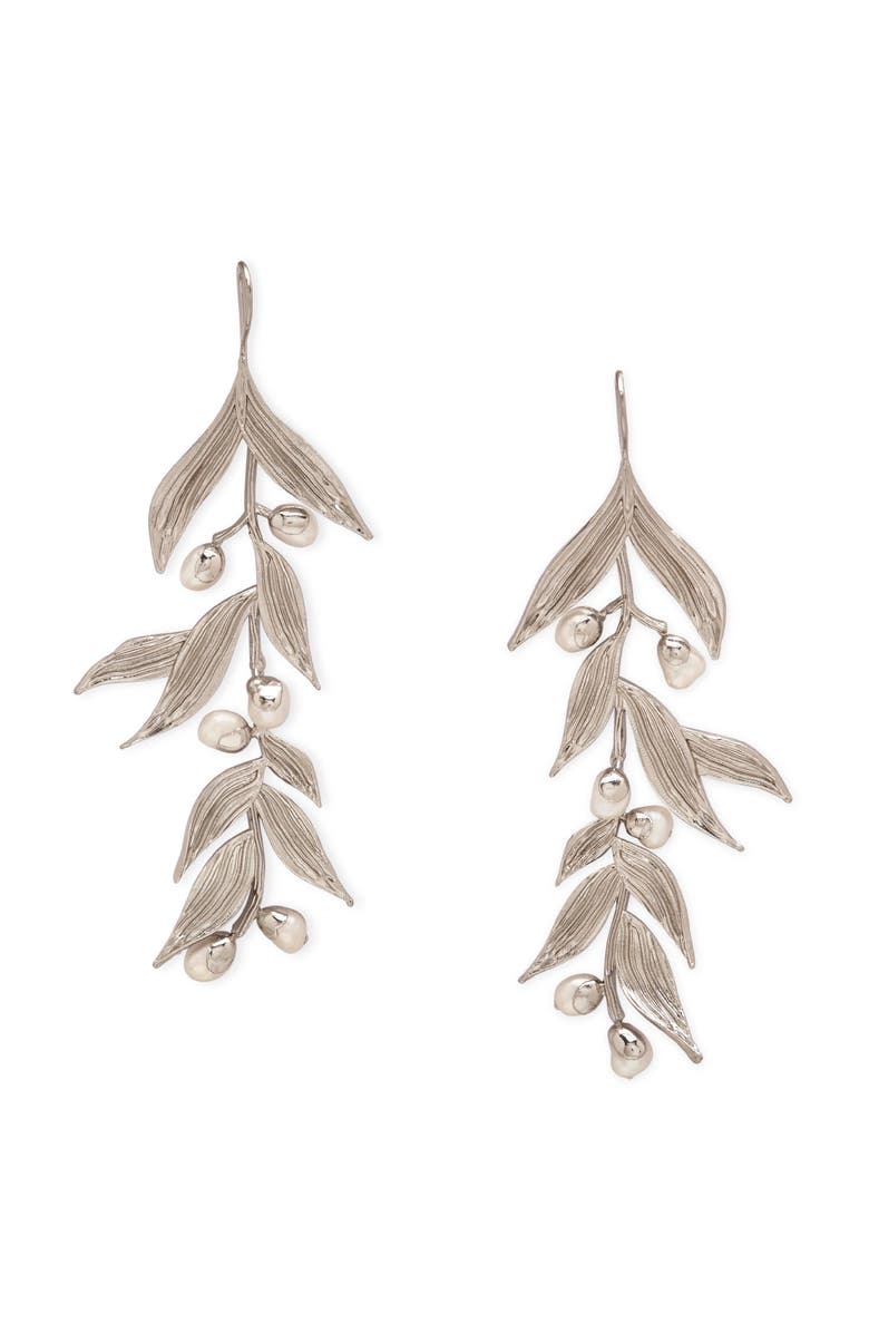 Dhwani Bansal Isaro Chandeliers, Main, color, White Rhodium Plated