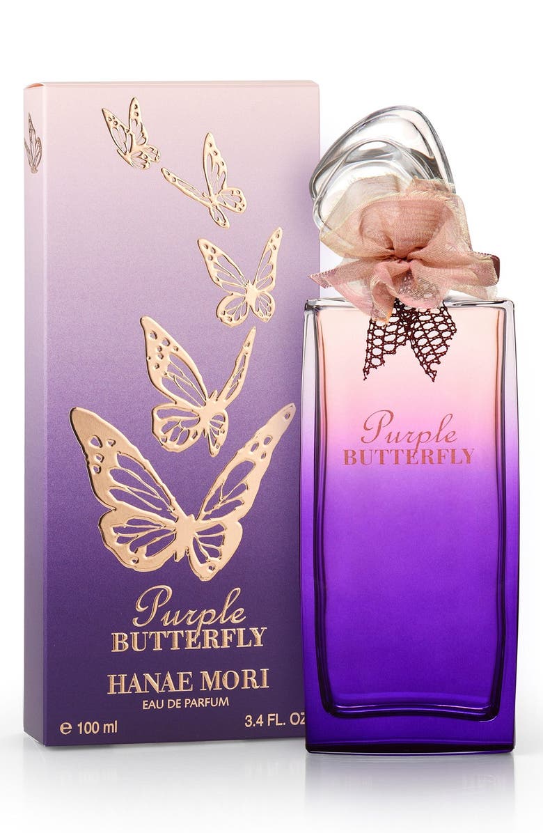 Hanae Mori 'Purple Butterfly' Eau de Parfum, Alternate, color,