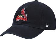 '47 Men's '47 Black St. Louis Cardinals Clean Up Adjustable Hat