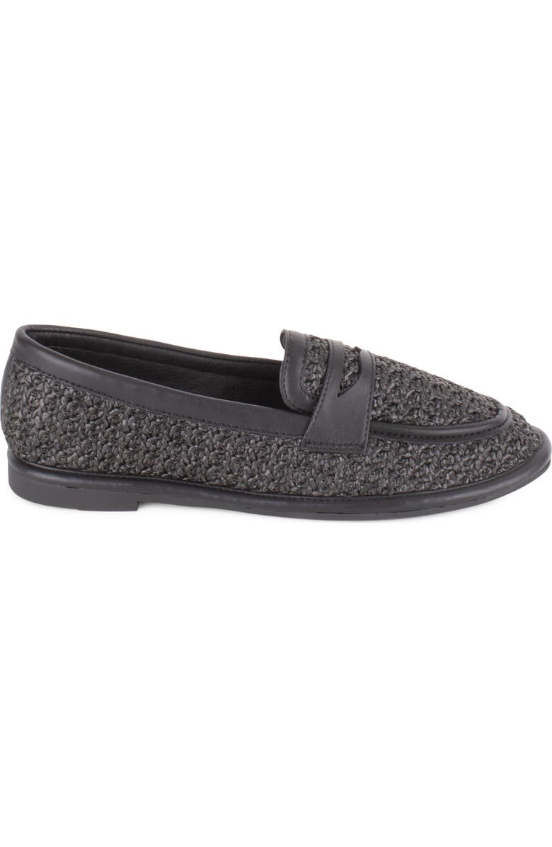 Tahari Meadow Penny Loafer, Alternate, color, Black