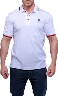 Maceoo Tipemb38 White Piqué Polo