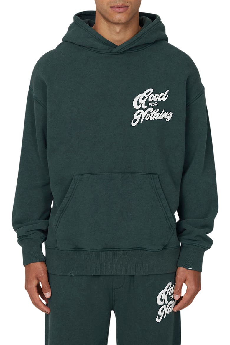 Funk Relaxed  Hoodie, Main, color, Green