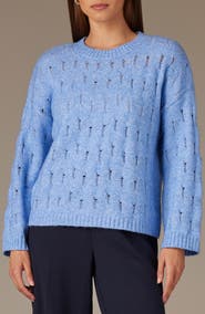 Wit & Wisdom Open Stitch Pullover Sweater