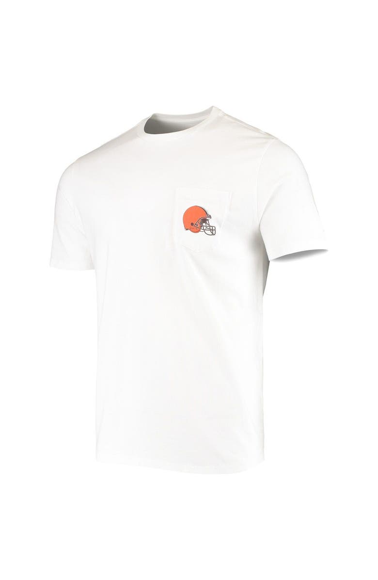 vineyard vines Men's Vineyard Vines White Cleveland Browns Big & Tall Helmet T-Shirt, Alternate, color,