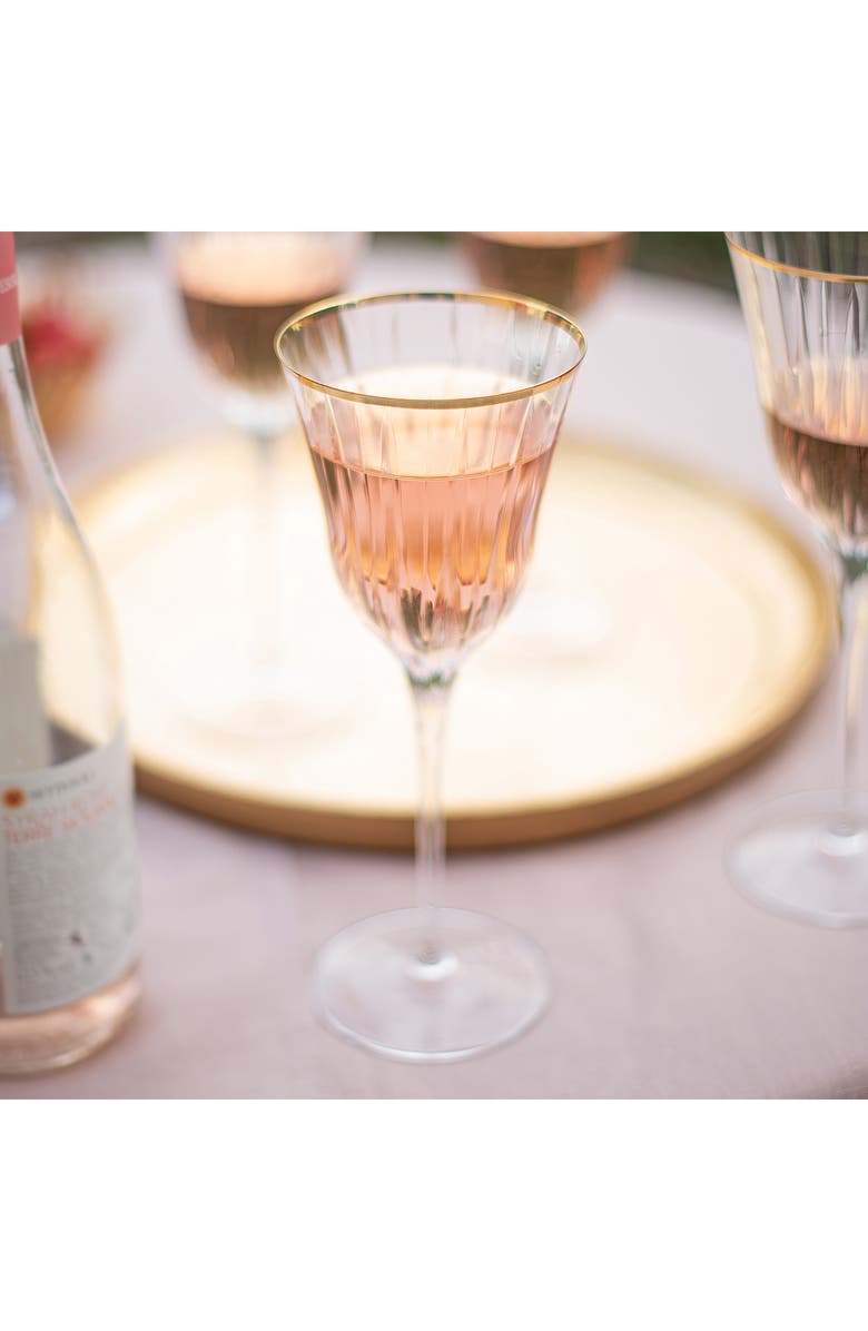 VIETRI Natalia Water Glass, Alternate, color, Gold