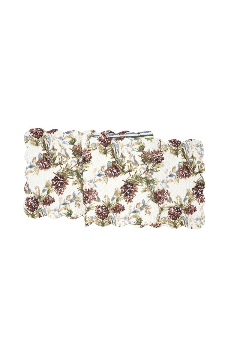 C&F Home Cooper Pines Dining Table Runner, Main, color, Green