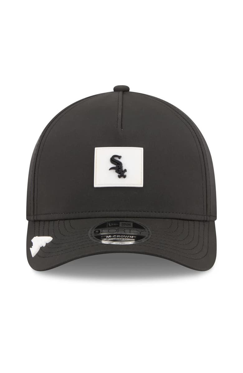 New Era Men's New Era  Black Chicago White Sox 2026 Clubhouse 9FORTY A-Frame Adjustable Hat, Alternate, color, Black