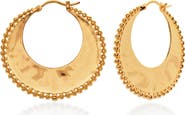 Monica Vinader Deia Beaded Hoop Earrings