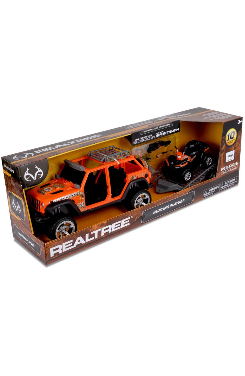REALTREE 10pc Hunting Playset Jeep Wrangler w/ Ducks, Alternate, color, 