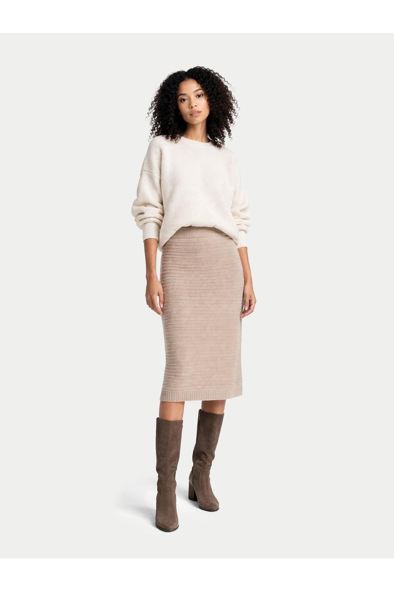 Cashmere Sheath Skirt, Alternate, color, warm grey
