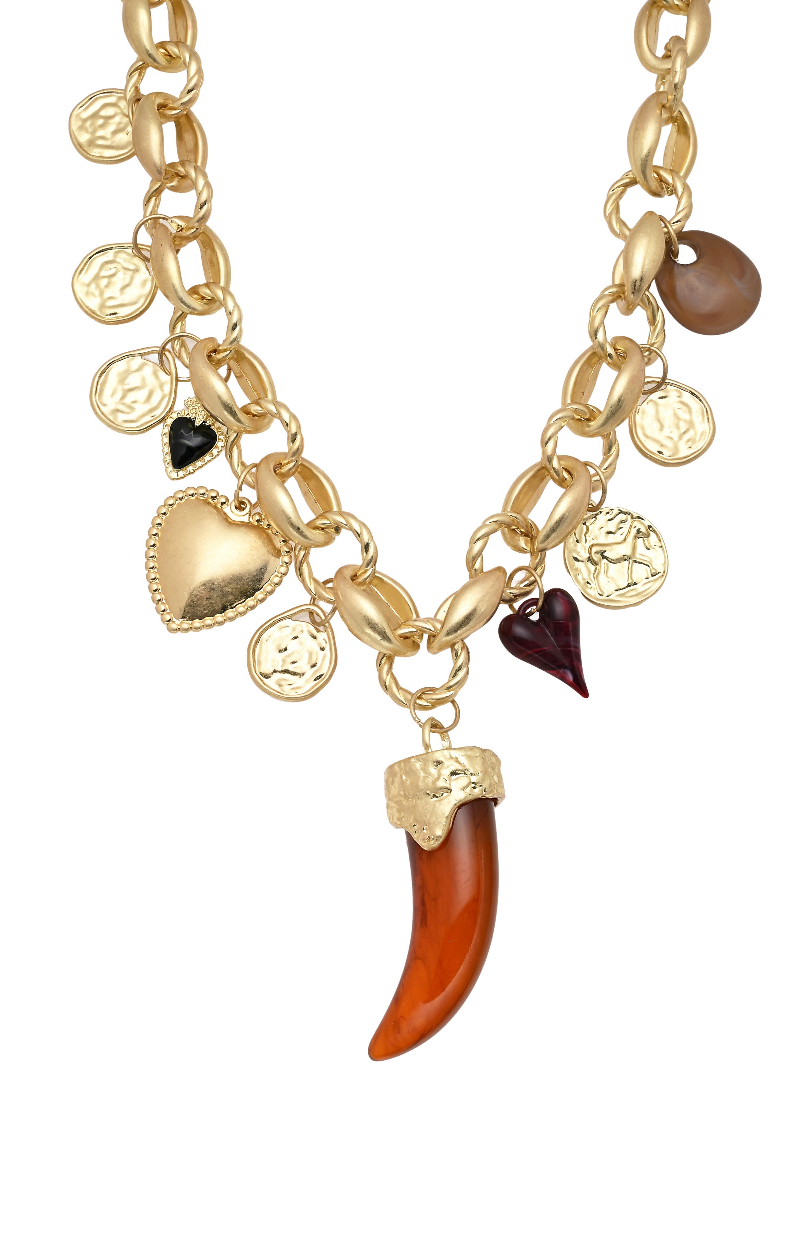 EYE CANDY LOS ANGELES Capri Charm Necklace