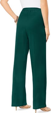 Roaman's Plus Size Wide Leg Bend Over® Pant