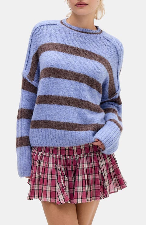 Oslo Stripe Crewneck Sweater