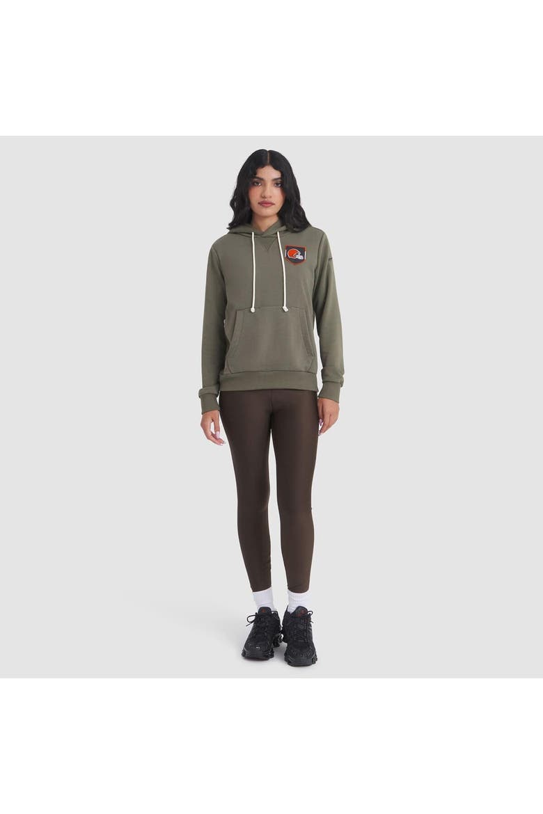 Women's Nike Olive Cleveland Browns 2025 Salute to Service Sideline Standard Issue Dri-FIT Hoodie, Alternate, color, Olive
