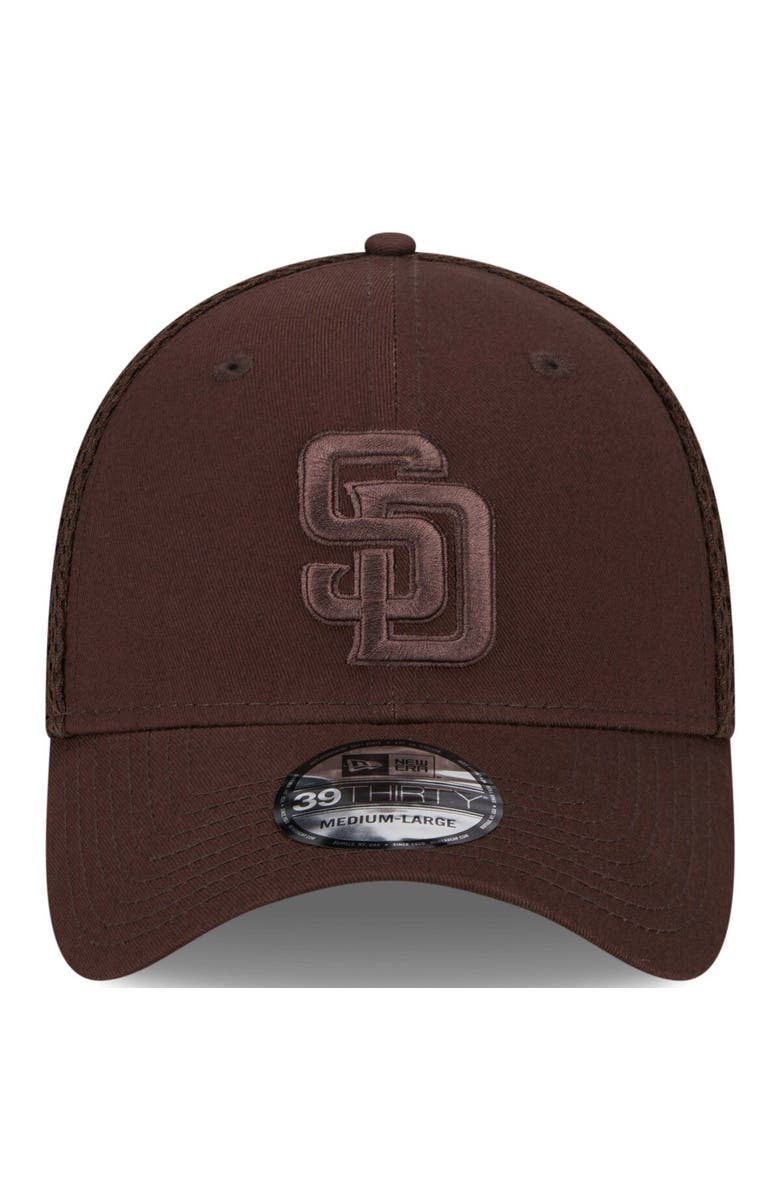 New Era Men's New Era Brown San Diego Padres Tonal Team Neo 39THIRTY Flex Hat, Alternate, color, 