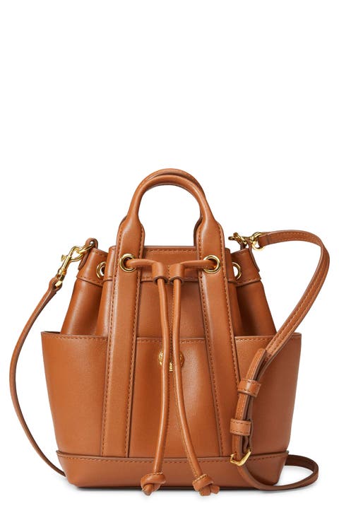 Mini Goody Leather Bucket Bag