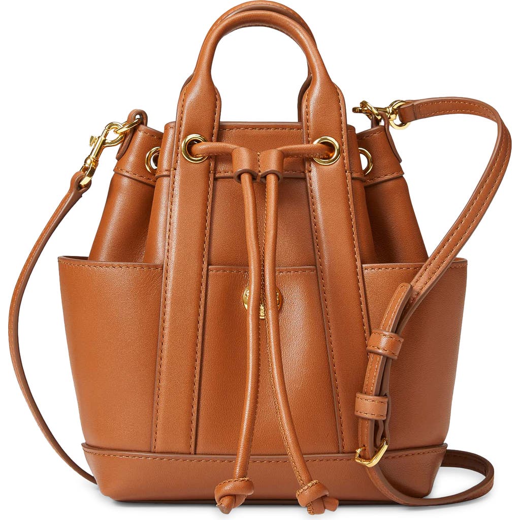 Veronica Beard Goody Mini Leather Crossbody Bag In Hazelwood