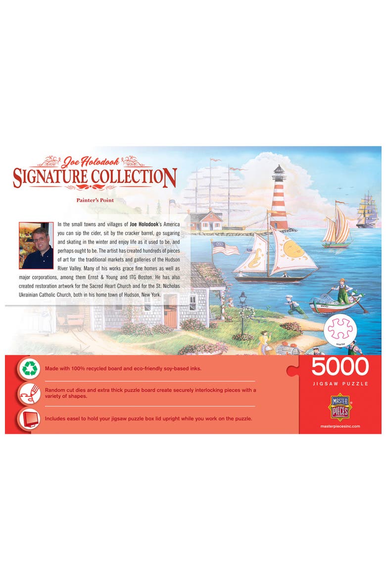 Painter's Point 5000 Piece Jigsaw Puzzle, Alternate, color, Multicolor
