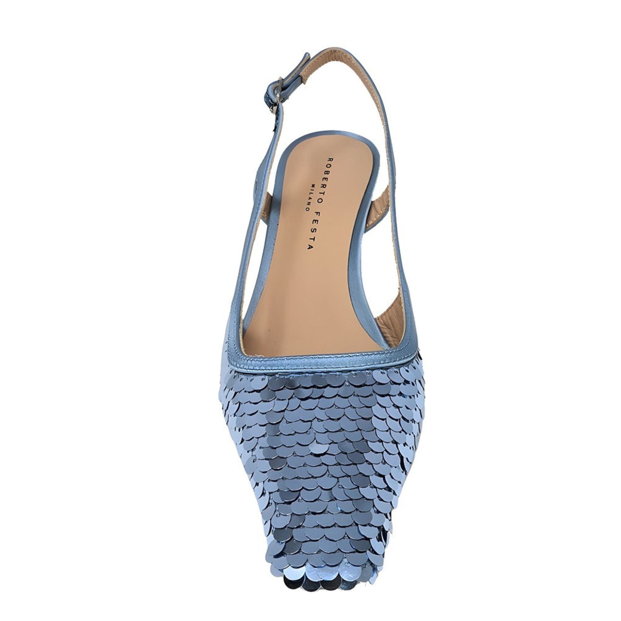 Sequence Snip Toe Slingback Heel, Alternate, color, Blue