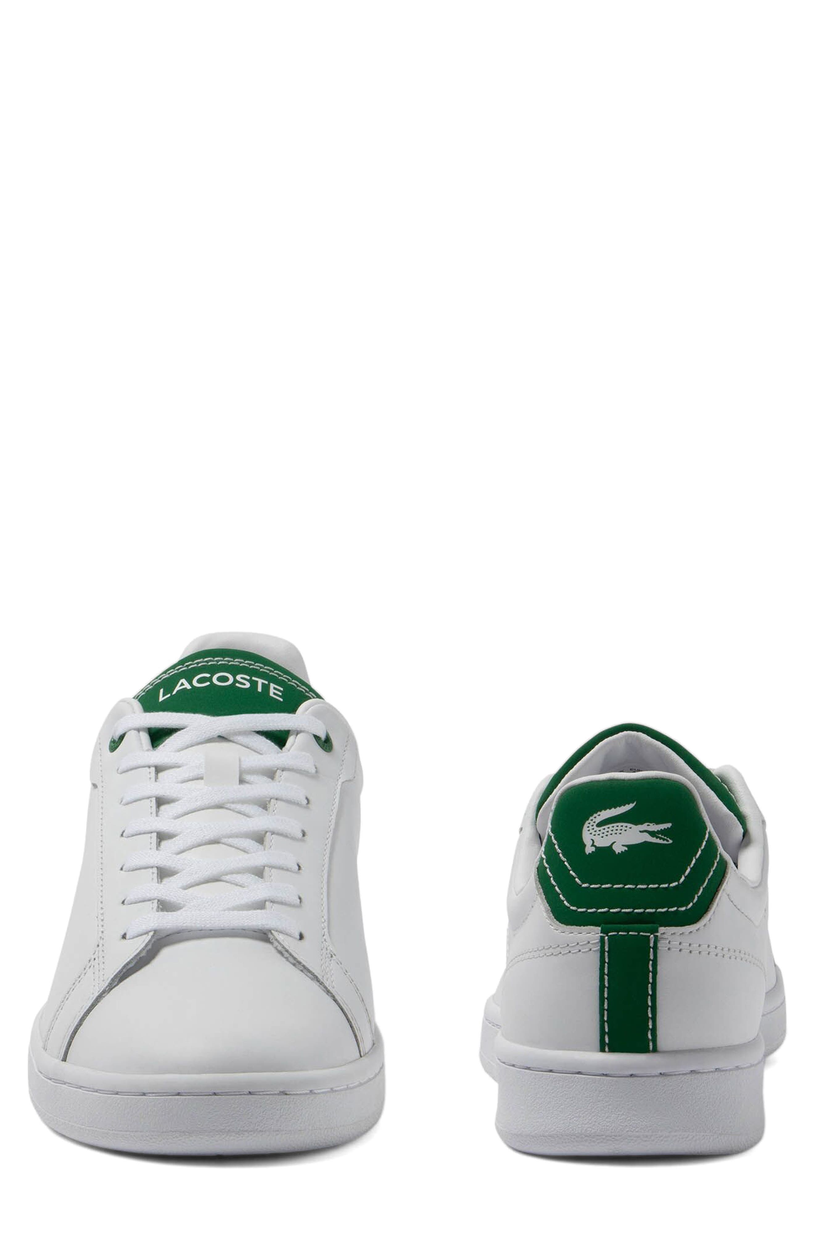 Lacoste Carnaby Pro Sneaker, Alternate, color, White/ Green