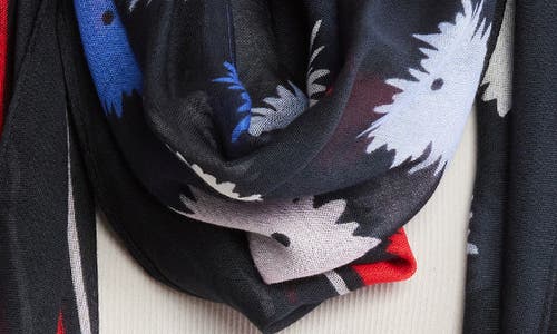 Kate Spade New York Pop Flower Oblong Scarf